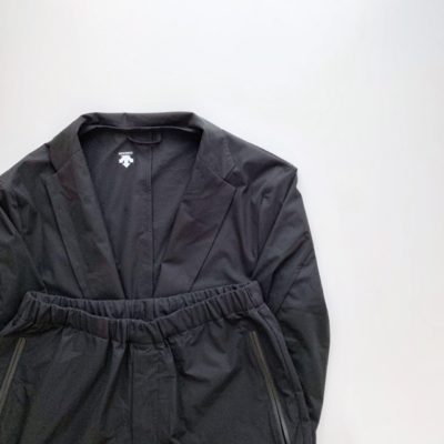 descente pauseのパッカブルセットアップ