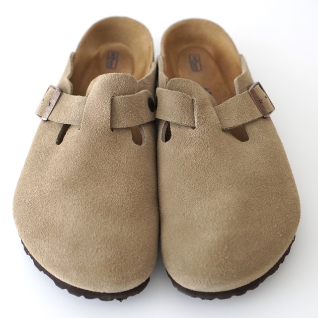 【限定価格セール！】 BIRKENSTOCK - ビルケンシュトック ボストン トープ スエード 43サイズ サンダル