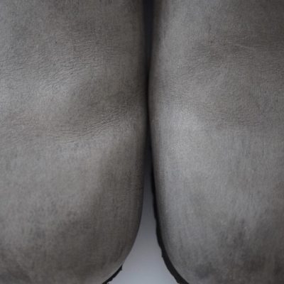 オイルドアイロンの履き皺