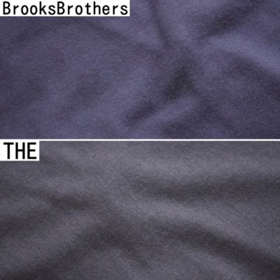 BrooksとTHEの生地の差
