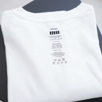 Tシャツは裏返しで畳み保管