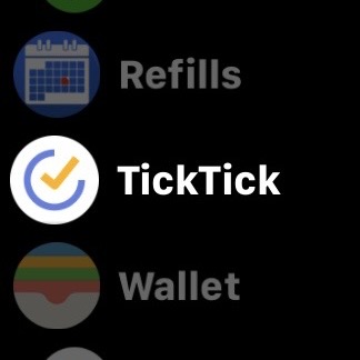 Apple WatchのTick Tcikアプリ