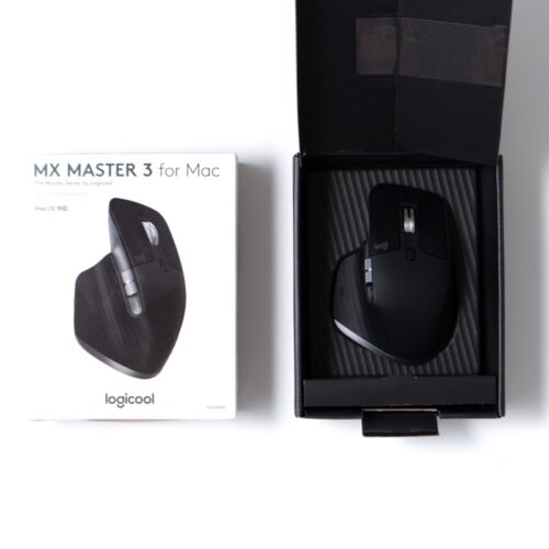 MX Master 3 for MACの箱と本体の画像