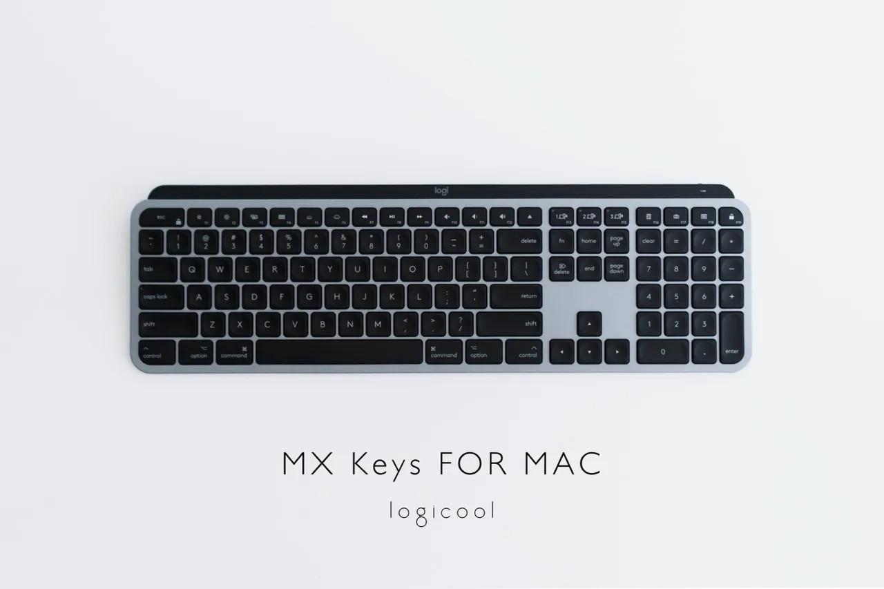 MX Keys for mac レビュー｜純正から乗り換えた感想など