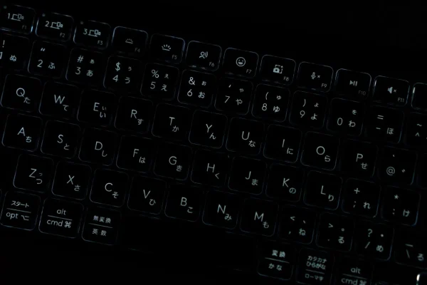 MX Keys Miniのキーバックライト