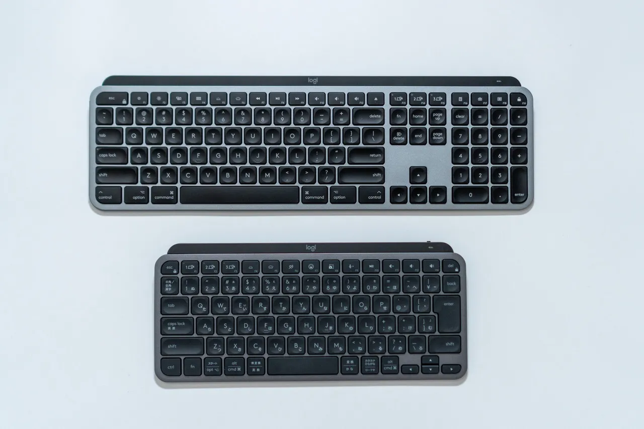 MX Keys MiniとMX Keys for Mac