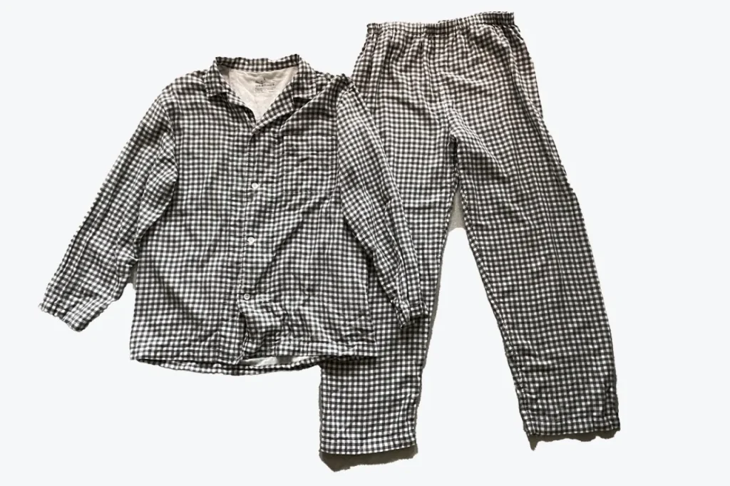無印良品二重ガーゼ生地パジャマの上下セット画像